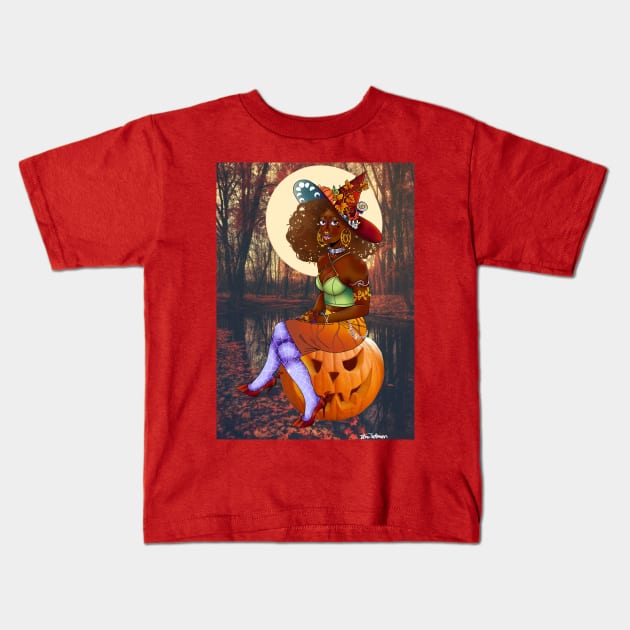 first day of October Kids T-Shirt by Artadorkable's Magic Shop